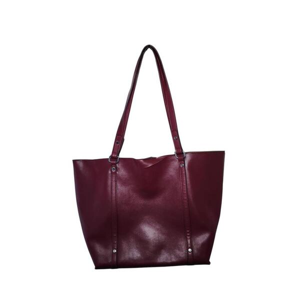 Kelly & Katie Elegant Burgundy Tote Bag - Stylish and Spacious - Picture 2 of 8
